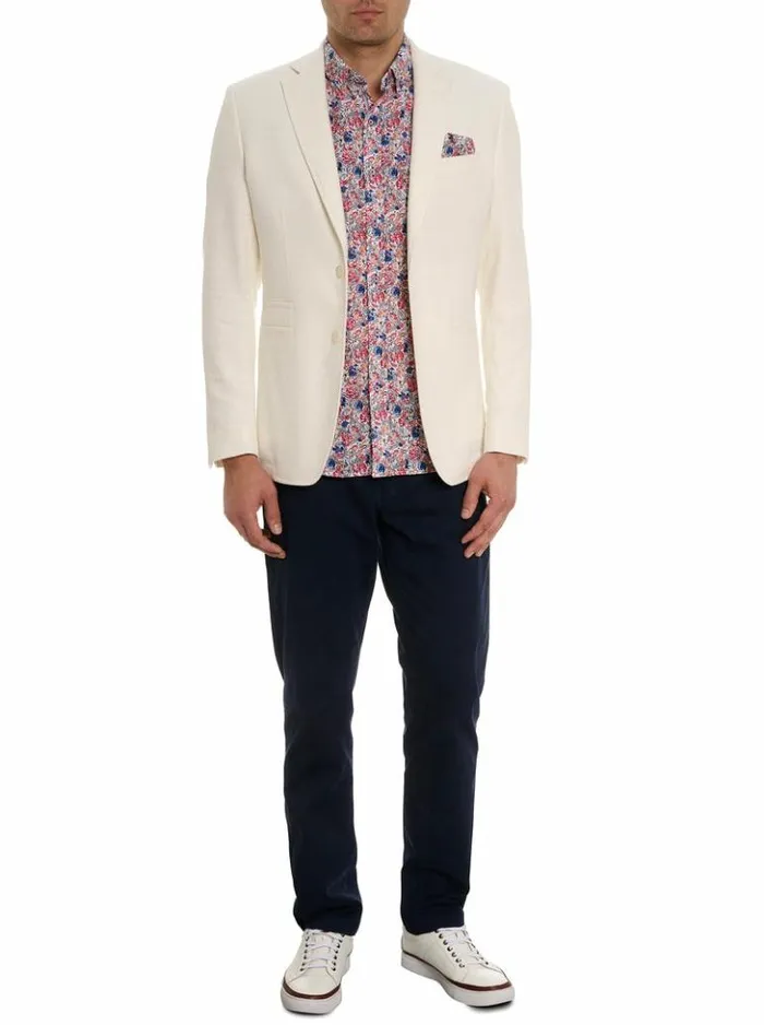Men Robert Graham Blazers Johnson Blazer White