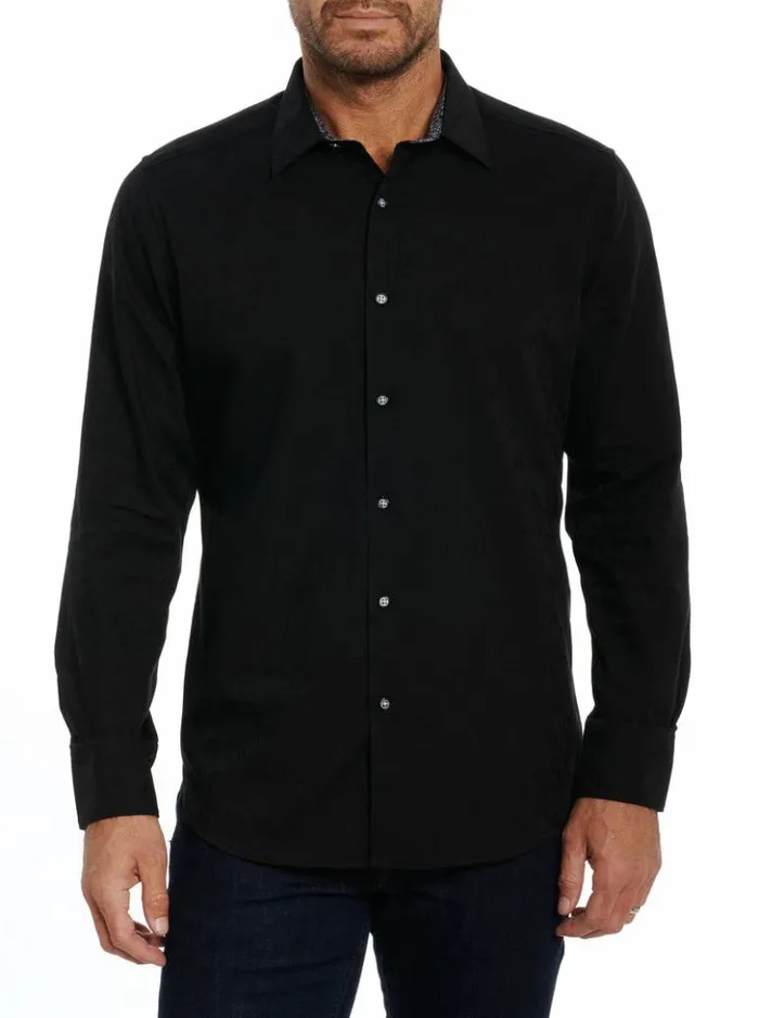 Men Robert Graham Button Down Shirts Highland Long Sleeve Button Down Shirt Classic