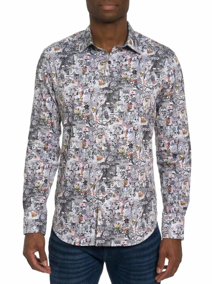 Men Robert Graham Button Down Shirts Medieval Times Long Sleeve Button Down Shirt Multi Men Robert Graham Button Down Shirts Medieval Times Long Sleeve Button Down Shirt Multi