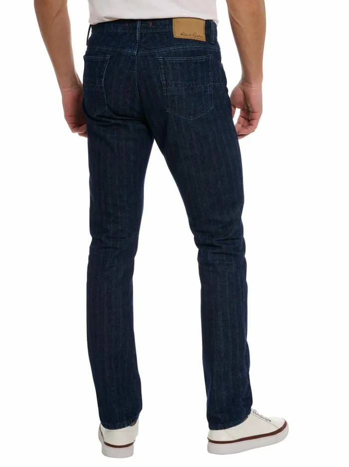 Men Robert Graham Jeans and Pants Ehler Denim Pant Indigo