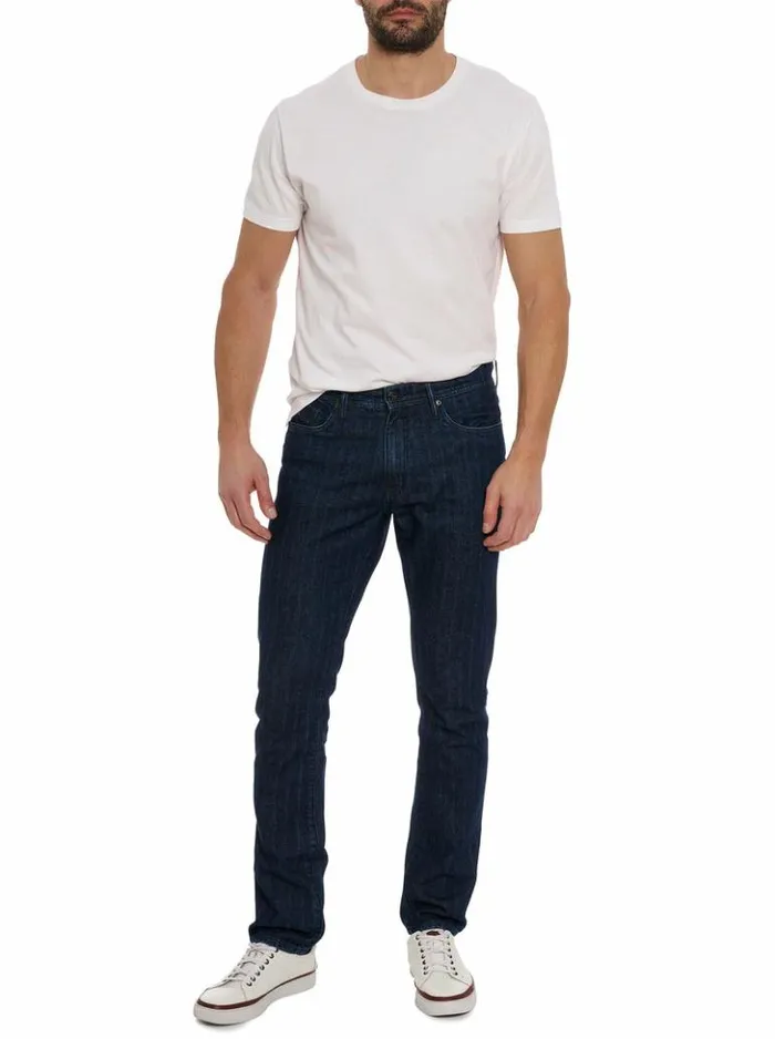 Men Robert Graham Jeans and Pants Ehler Denim Pant Indigo