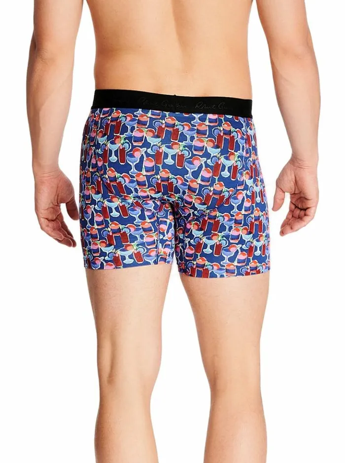 Men Robert Graham Pajamas and Underwear Cocktail Print Brief Multi