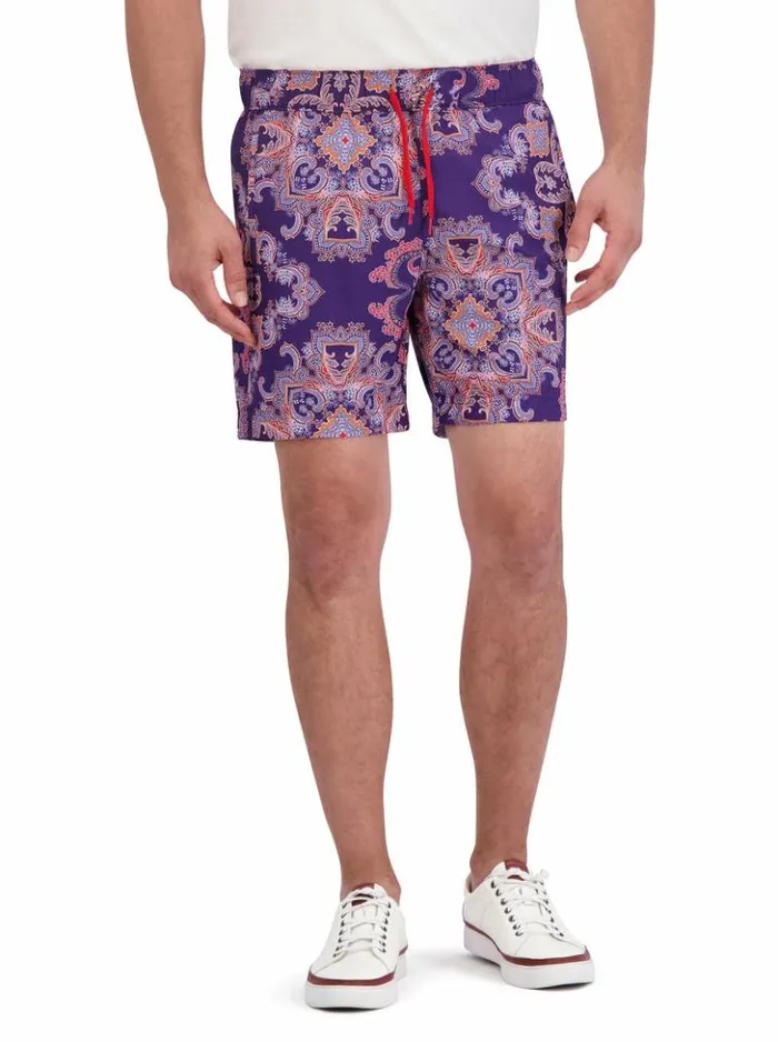 Men Robert Graham Shorts and Swim Loki Swim Purple