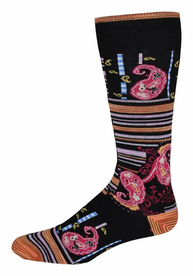 Men Robert Graham Socks Makua Sock Black