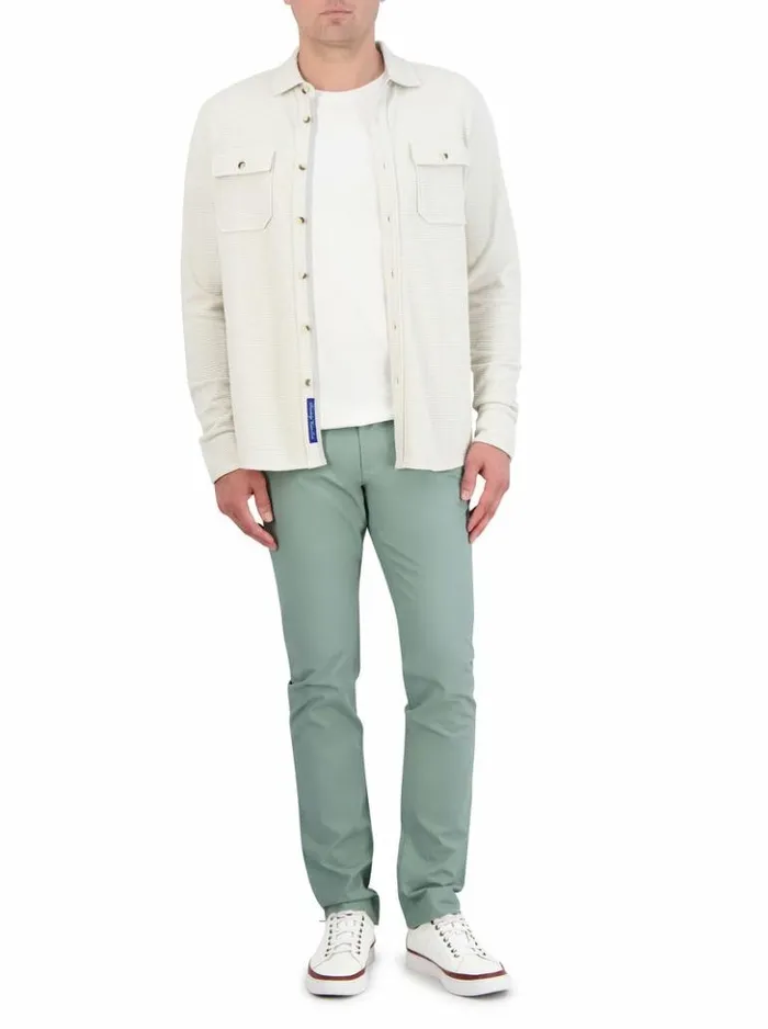 Men Robert Graham Sweaters and Knits Brunner Long Sleeve Knit Offwhite