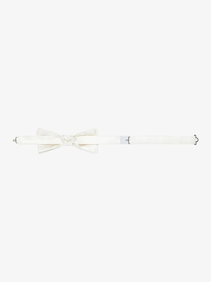 Men Scarves and Ties Givenchy Bow Tie In Silk White Men Scarves and Ties Givenchy Bow Tie In Silk White