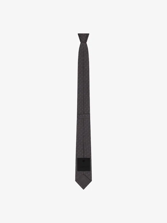 Men Scarves and Ties Givenchy Tie In Printed Silk Black Men Scarves and Ties Givenchy Tie In Printed Silk Black
