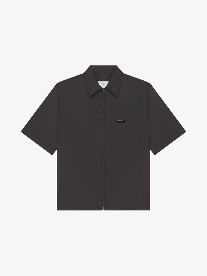 Men Shirts Givenchy TKMX Boxy Fit Shirt Black