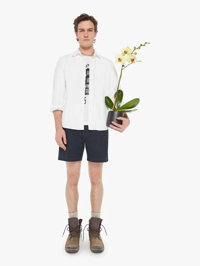 Men Shirts Mother Denim Back At The Office White Noise Men Shirts Mother Denim Back At The Office White Noise