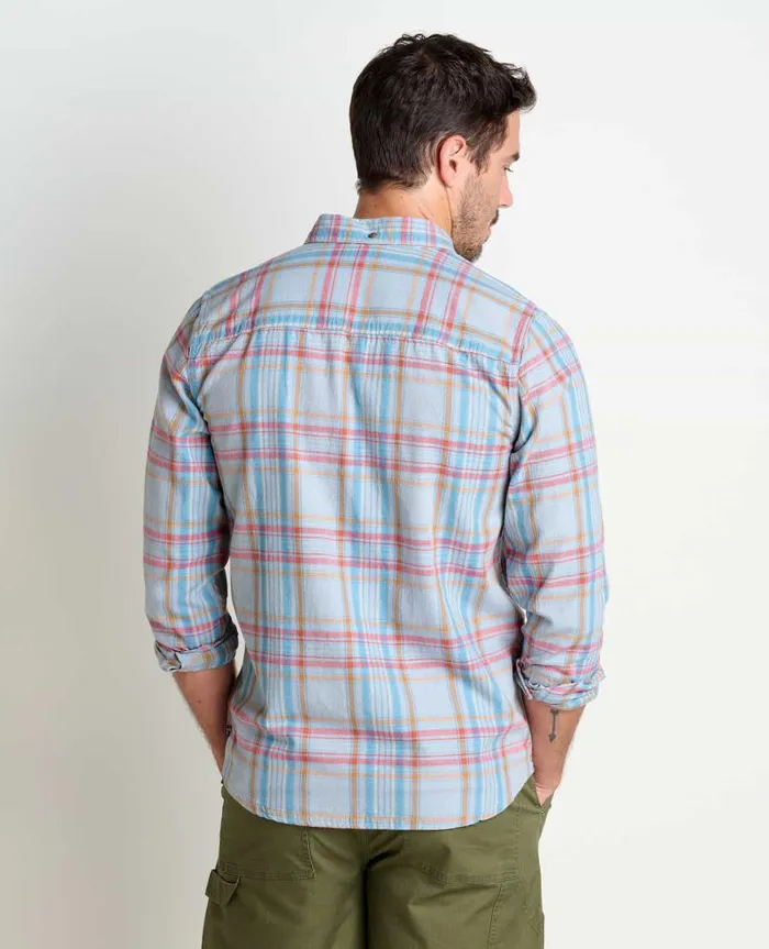 Men Shirts Toad and Co Eddy Long Sleeve Shirt Glacier
