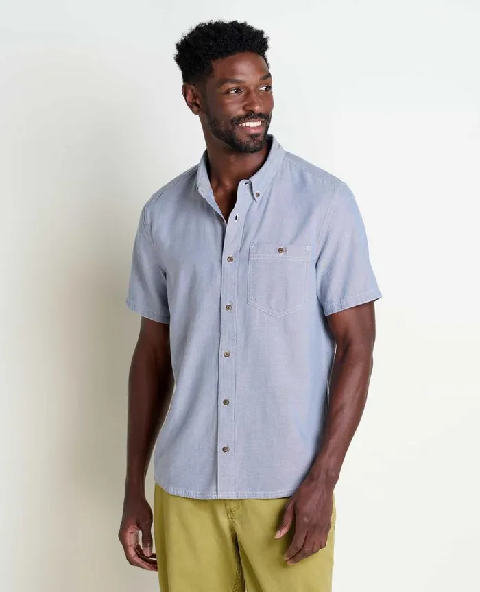 Men Shirts Toad and Co Eddy Short Sleeve Shirt High Tide