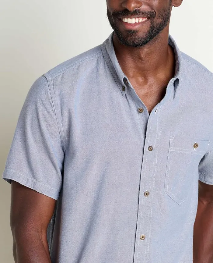 Men Shirts Toad and Co Eddy Short Sleeve Shirt High Tide