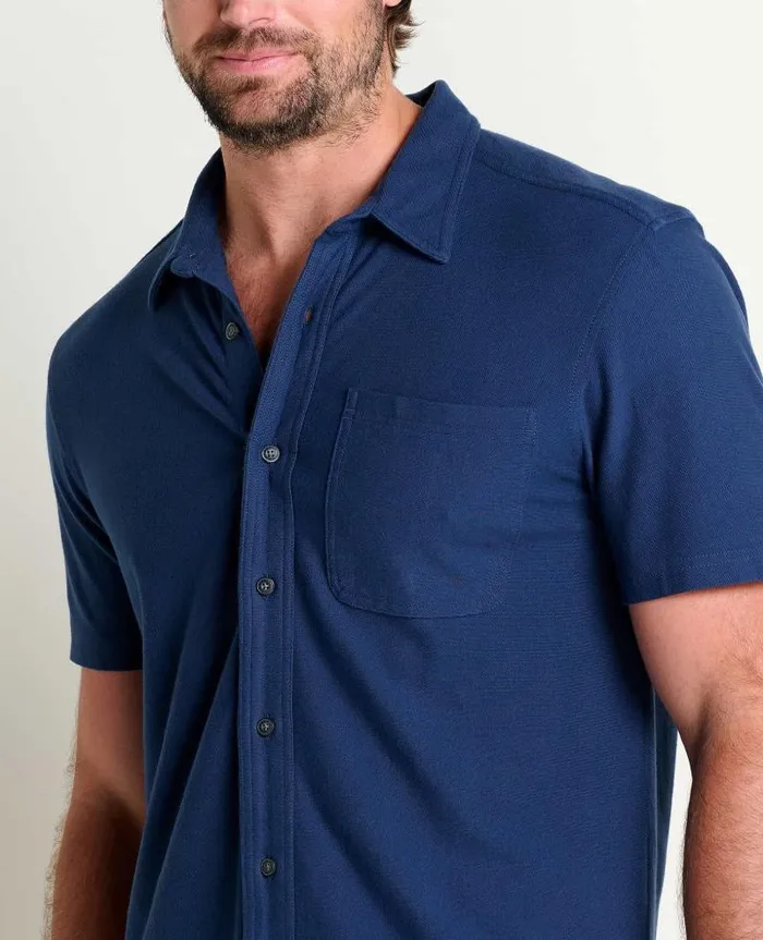 Men Shirts Toad and Co Yerba Short Sleeve Shirt True Navy