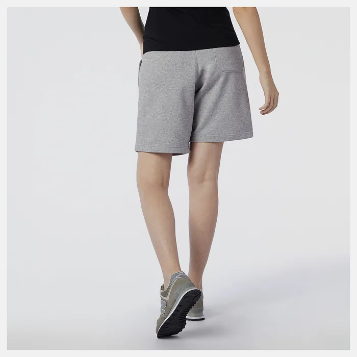 Men Shorts New Balance NB Essentials Stacked Logo Short ATHLETIC GREY Men Shorts New Balance NB Essentials Stacked Logo Short ATHLETIC GREY