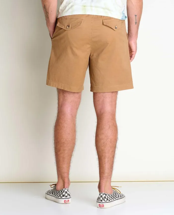 Men Shorts Toad and Co Mission Ridge PullOn Short Tabac Vintage Wash