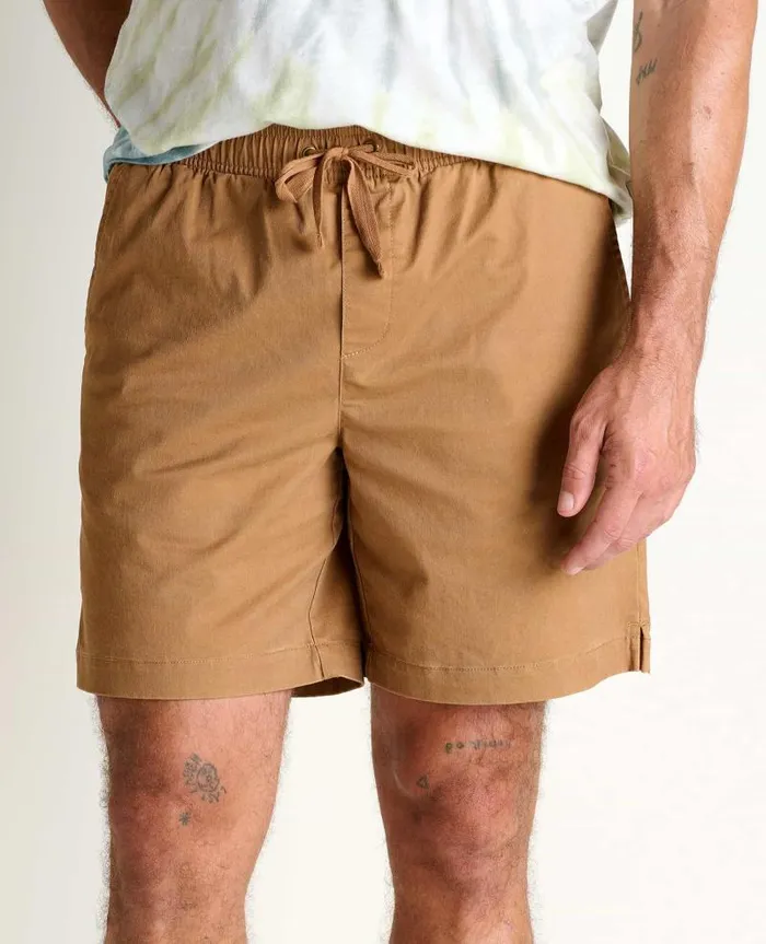 Men Shorts Toad and Co Mission Ridge PullOn Short Tabac Vintage Wash