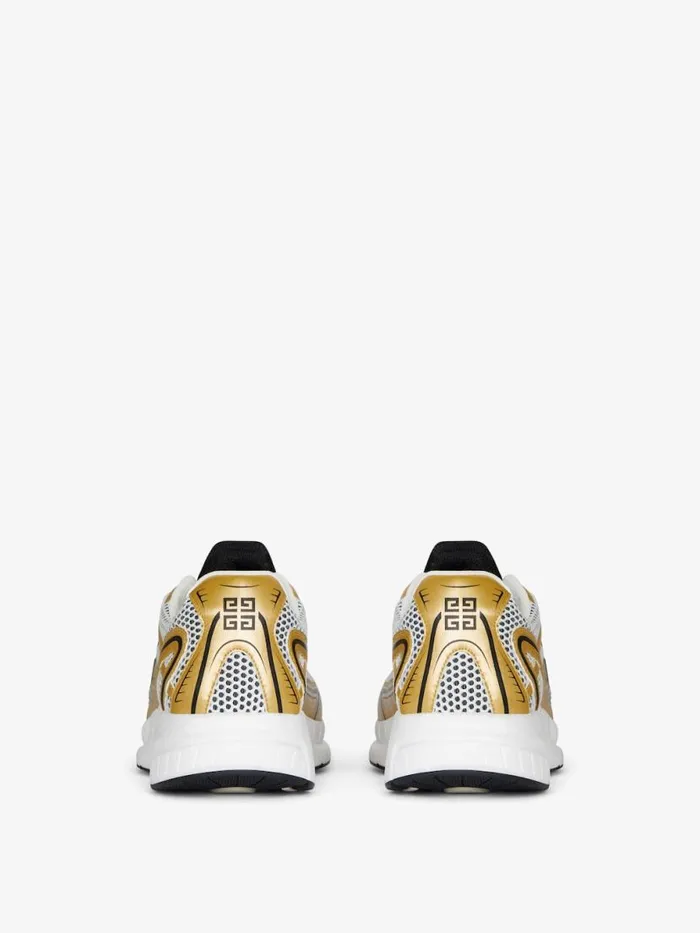 Men Sneakers Givenchy NFNTY52 Runners In Synthetic Leather And Mesh Goldenwhite Men Sneakers Givenchy NFNTY52 Runners In Synthetic Leather And Mesh Goldenwhite