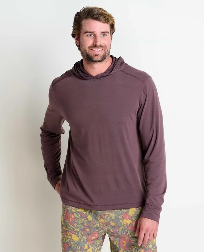 Men Sweaters Jackets and Layers Toad and Co Swifty Hoodie Raisin