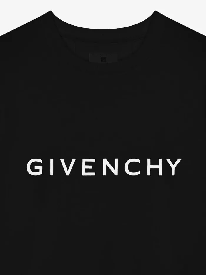 Men Sweatshirts and Hoodies Givenchy GIVENCHY Archetype Slim Fit Sweatshirt In Fleece Black