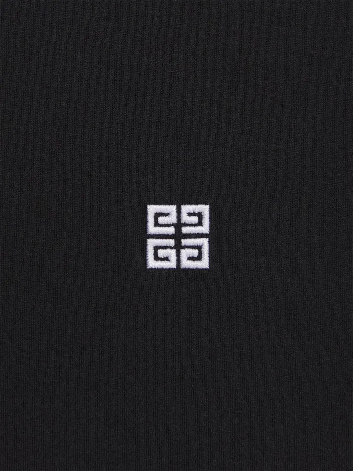 Men TShirts Givenchy Slim Fit Tshirt In Cotton With 4G Detail Black