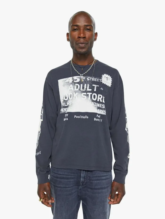 Men Tees Mother Denim The Long Sleeve Lowdown Adult Bookstore