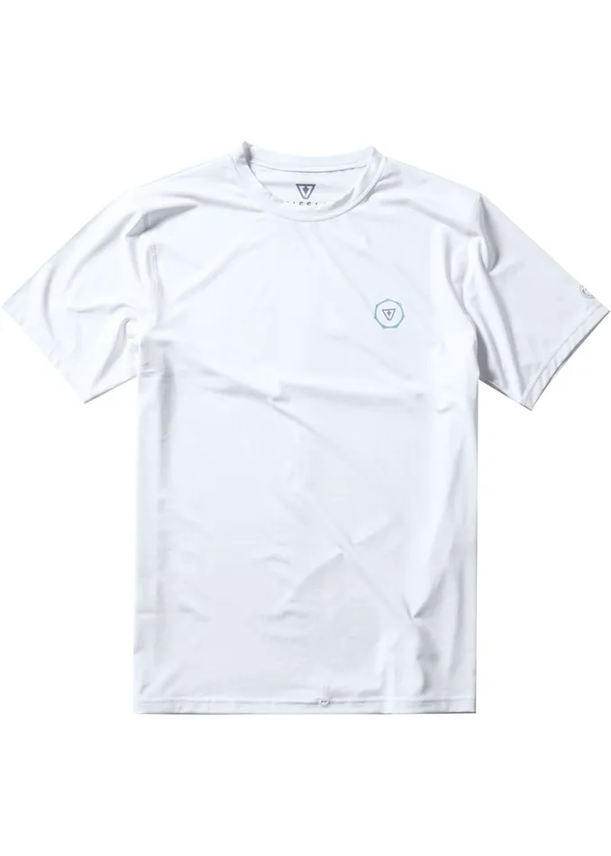 Men Vissla Easy Seas Eco Short Sleeve Lycra Rash Guard White Wetsuit Tops and Lycra Men Vissla Easy Seas Eco Short Sleeve Lycra Rash Guard White Wetsuit Tops and Lycra