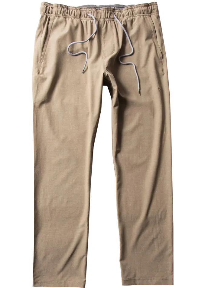 Men Vissla Hemp No See Ums Eco Elastic Pant Khaki Pants and Denim