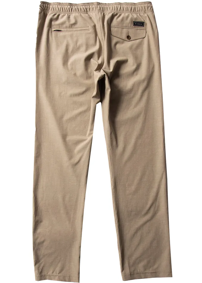 Men Vissla Hemp No See Ums Eco Elastic Pant Khaki Pants and Denim