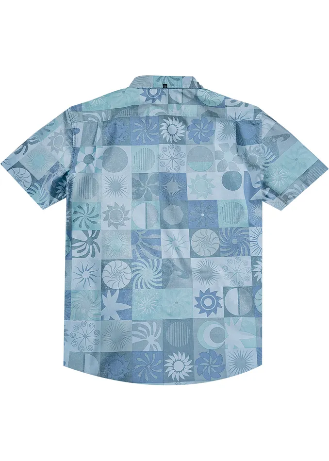 Men Vissla Sun Dialed Eco Ss Shirt Aqua Shirts and Flannels Men Vissla Sun Dialed Eco Ss Shirt Aqua Shirts and Flannels