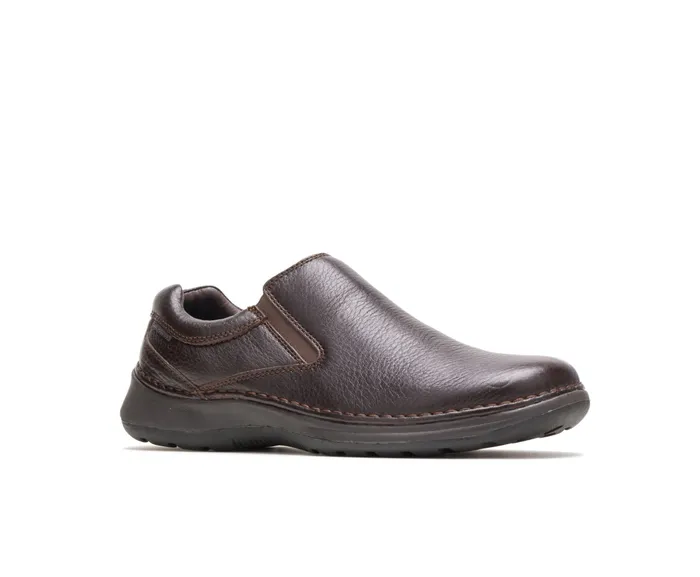 Men Walking Shoes Hush Puppies Lunar Ii Dark Brown Leather Men Walking Shoes Hush Puppies Lunar Ii Dark Brown Leather