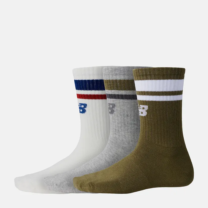 MenWomen New Balance Sport Essentials Line Midcalf 3 Pack ASSORTED 1 COLORS Socks MenWomen New Balance Sport Essentials Line Midcalf 3 Pack ASSORTED 1 COLORS Socks