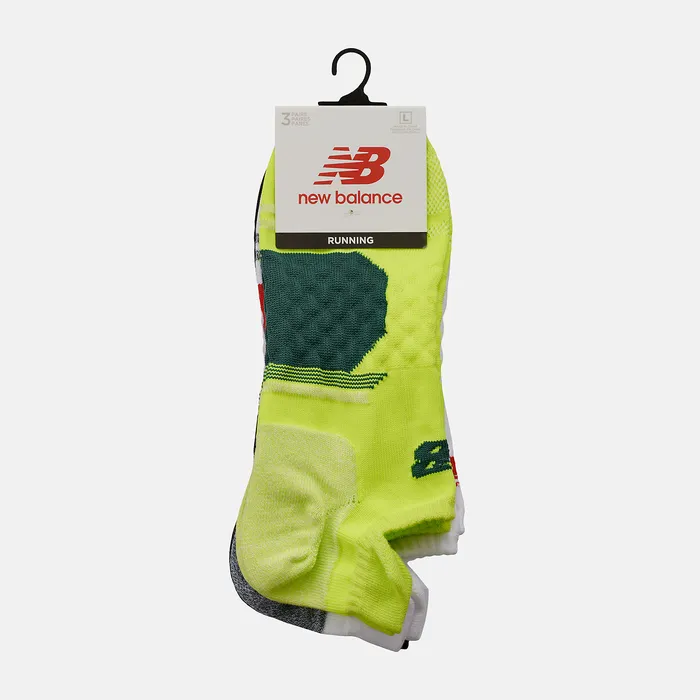 MenWomen Running No Show Tab 3 Pack ASSORTED 1 COLORS Socks New Balance