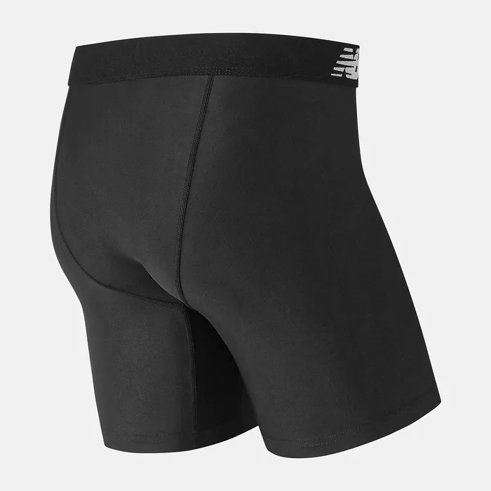 Mens 6 Inch Ultra Boxer Brief BLACK Underwear New Balance Men