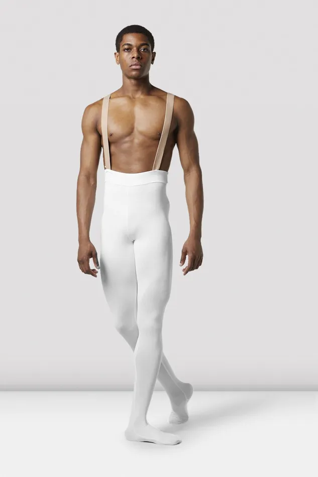 MensBoys Performance Footed Dance Tight White Pants and Leggings Bloch Adult