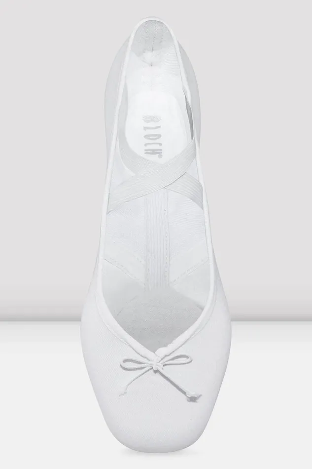 Mens Mens Perfectus Canvas Ballet Shoes White Canvas Bloch Adult