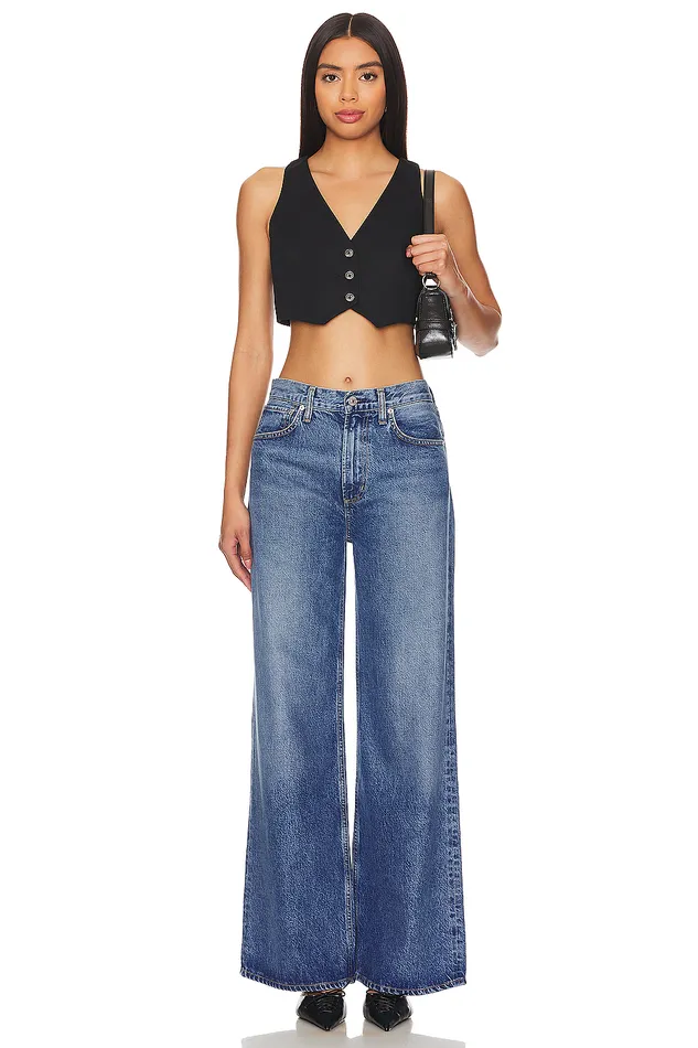 Miley Crop Vest Black Women Lovers and Friends Tops Miley Crop Vest Black Women Lovers and Friends Tops