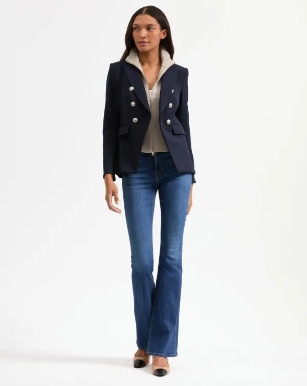 Miller Dickey Jacket Navyandsilver Women Veronica Beard Jackets and Outerwear Miller Dickey Jacket Navyandsilver Women Veronica Beard Jackets and Outerwear