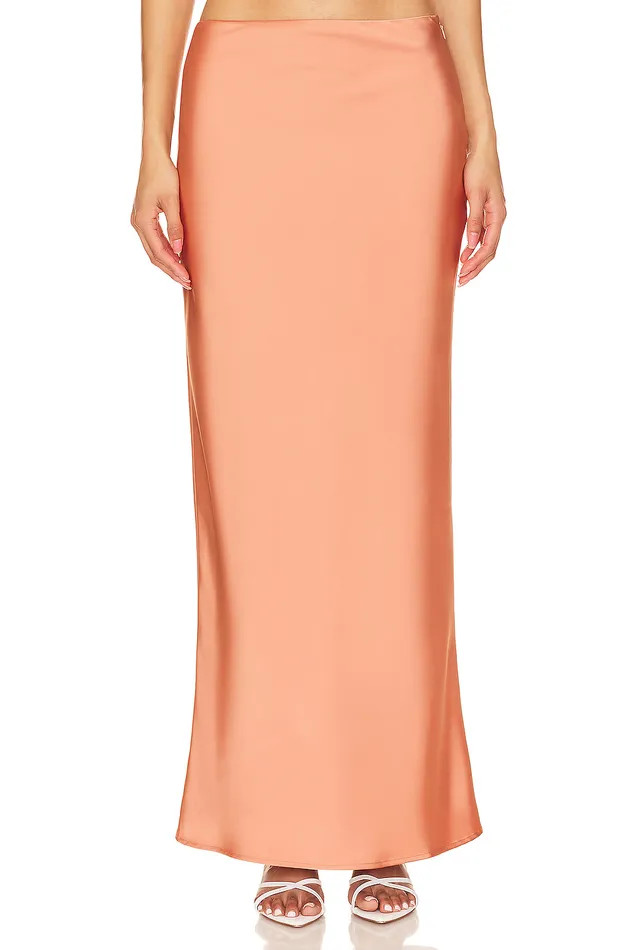 Miranda Maxi Skirt Apricot Orange Women Lovers and Friends Skirts