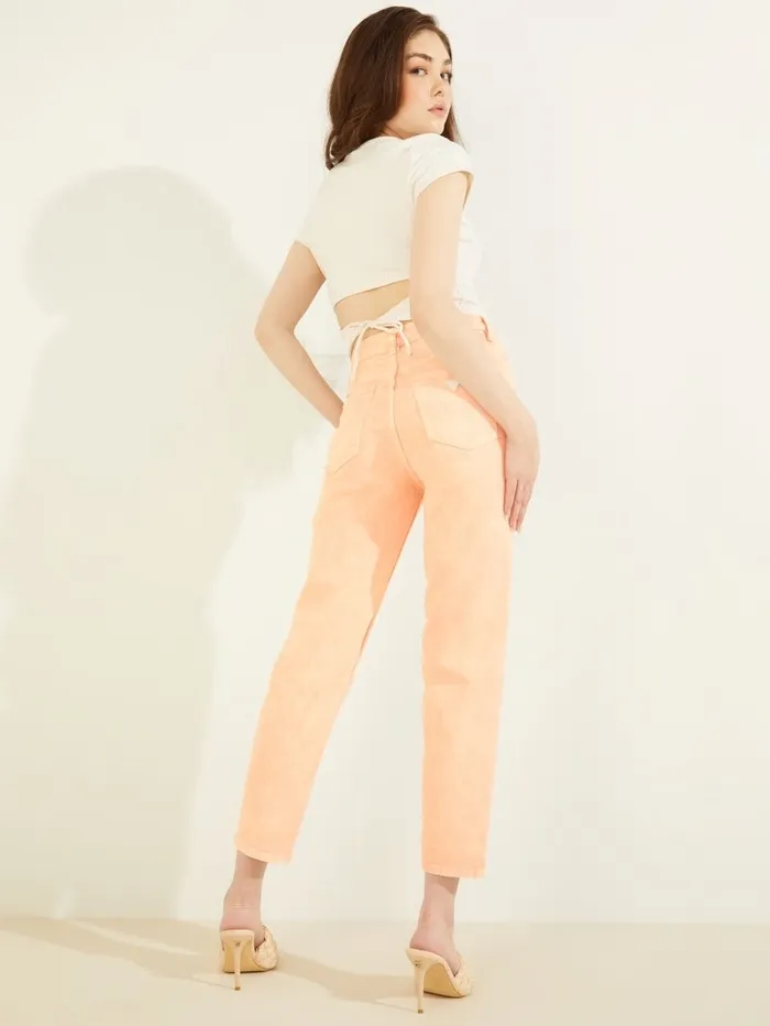 Mom Jeans Durazno Acid Wash Jeans and Denim GUESS Women Mom Jeans Durazno Acid Wash Jeans and Denim GUESS Women
