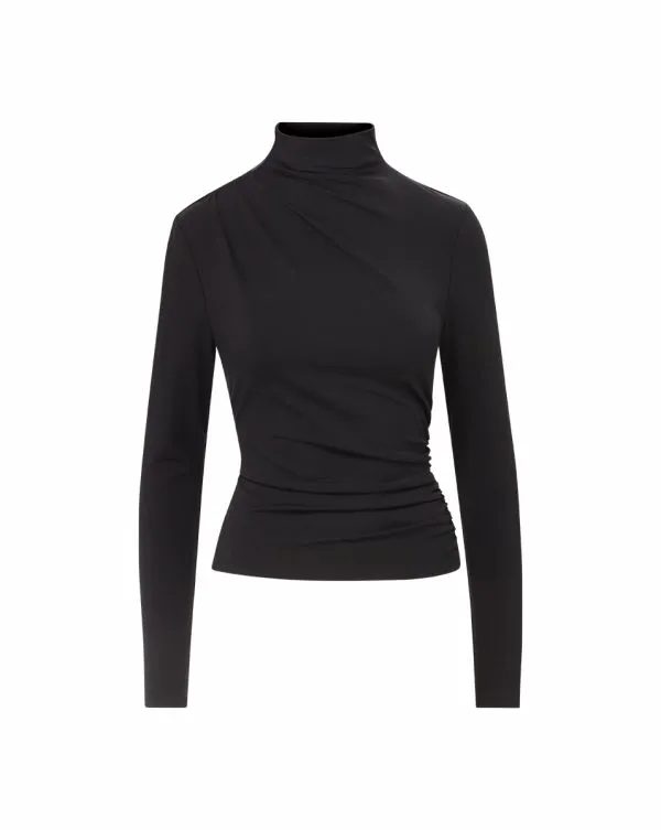 Mylie Turtleneck Black Women Veronica Beard Tops Mylie Turtleneck Black Women Veronica Beard Tops
