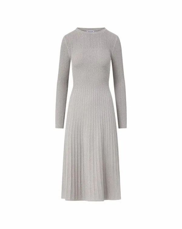 Nami Sweater Dress Silver Women Veronica Beard Dresses Nami Sweater Dress Silver Women Veronica Beard Dresses