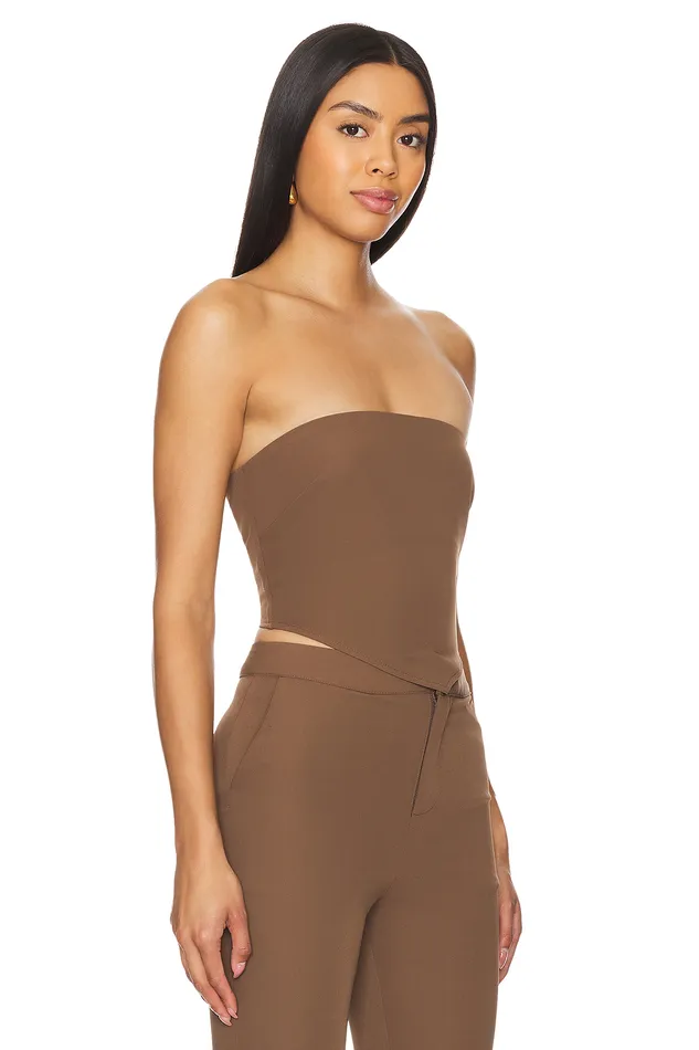 Natasha Top Mushroom Brown Women Lovers and Friends Tops Natasha Top Mushroom Brown Women Lovers and Friends Tops