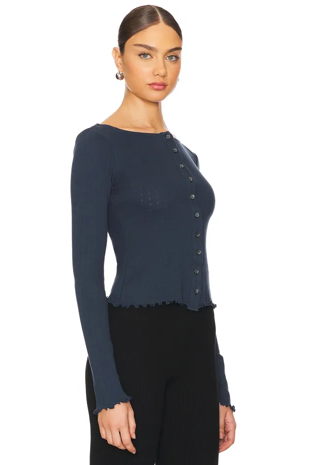 Naya Cardigan Midnight Blue Women Lovers and Friends Tops