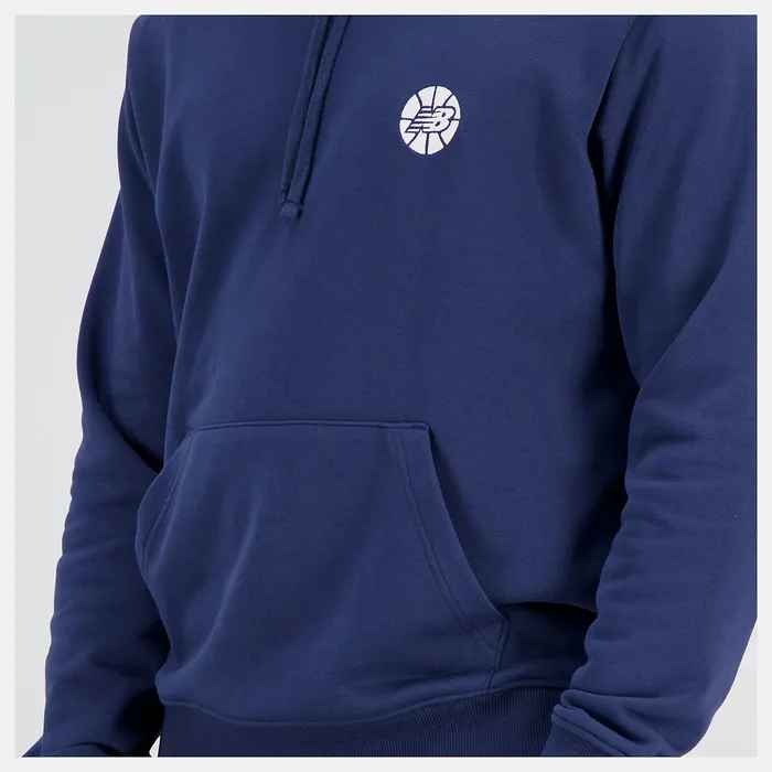 NB Hoops Fundamentals Hoodie NB NAVY Hoodies and Sweatshirts New Balance Men