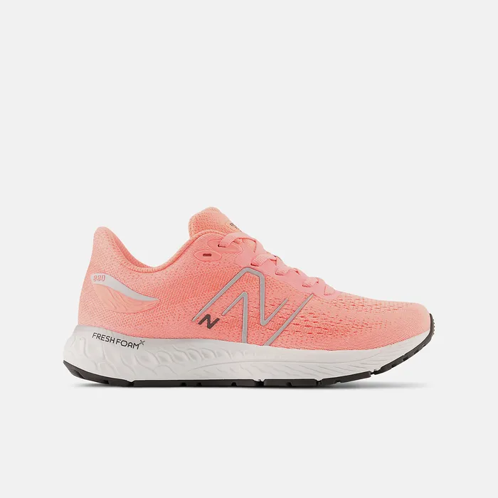 New Balance Fresh Foam X 880v12 Grapefruit with Metallic Silver Kids Size 35 8211 7 New Balance Fresh Foam X 880v12 Grapefruit with Metallic Silver Kids Size 35 8211 7