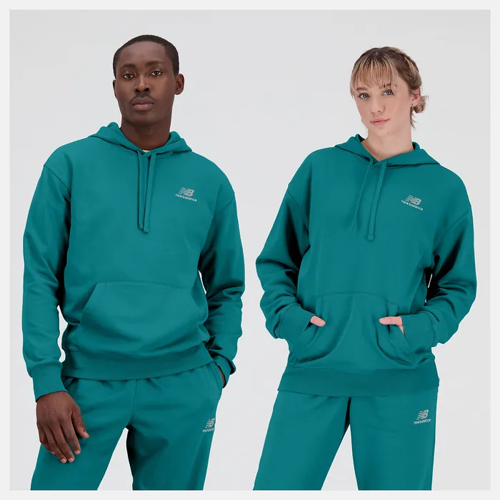 New Balance Hoodies and Sweatshirts Women Unissentials French Terry Hoodie VINTAGE TEAL New Balance Hoodies and Sweatshirts Women Unissentials French Terry Hoodie VINTAGE TEAL