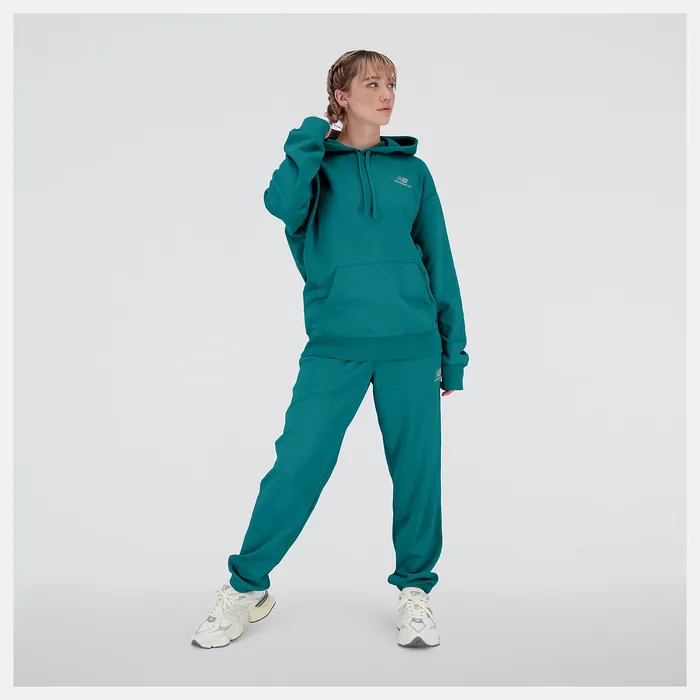 New Balance Hoodies and Sweatshirts Women Unissentials French Terry Hoodie VINTAGE TEAL New Balance Hoodies and Sweatshirts Women Unissentials French Terry Hoodie VINTAGE TEAL