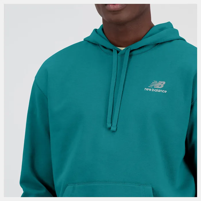 New Balance Hoodies and Sweatshirts Women Unissentials French Terry Hoodie VINTAGE TEAL New Balance Hoodies and Sweatshirts Women Unissentials French Terry Hoodie VINTAGE TEAL