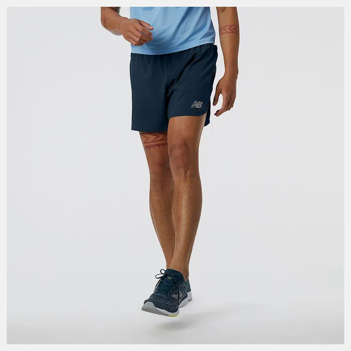 New Balance Impact Run 5 Inch Short NATURAL INDIGO Men Shorts