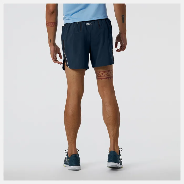 New Balance Impact Run 5 Inch Short NATURAL INDIGO Men Shorts New Balance Impact Run 5 Inch Short NATURAL INDIGO Men Shorts